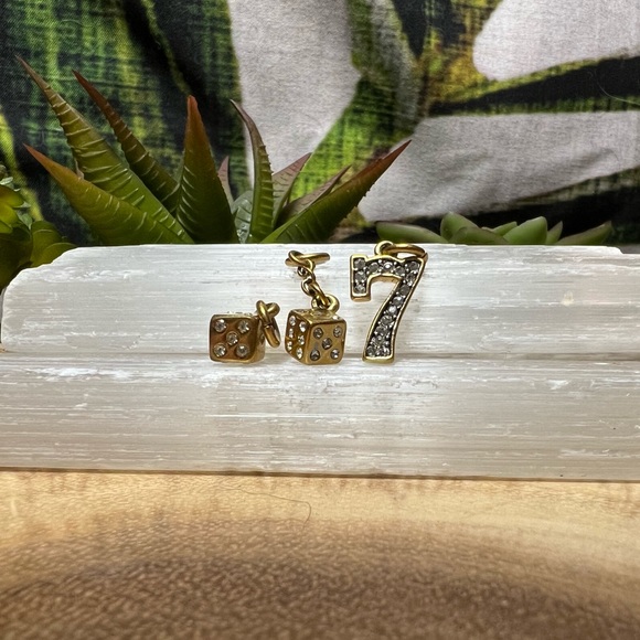 VTG| Juicy Couture Lucky Dice 🎲 & 7 Charms ✨ - Picture 4 of 5